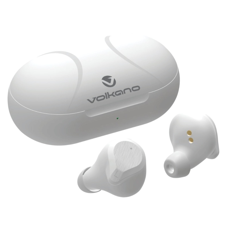 volkano-scorpio-series-true-wireless-tws-bluetooth-earphones-with-mic-white Volkano Scorpio Series True Wireless (TWS) Bluetooth Earphones with Mic - White