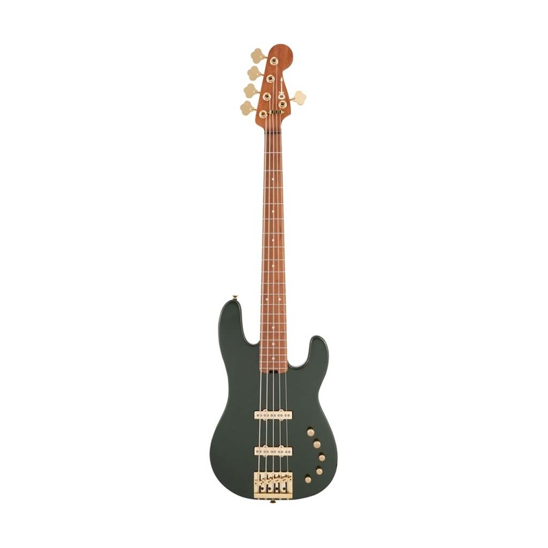 charvel-pro-mod-san-dimas-bass-jj-v-bass-guitar-maple-fb-lambo-green-metallic Charvel Pro-Mod San Dimas Bass JJ V Bass Guitar, Maple FB, Lambo Green Metallic
