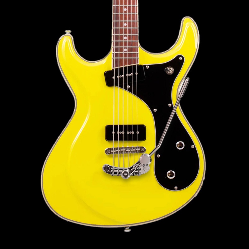 eastwood-sidejack-baritone-deluxe-20th-anniversary-limited-guitar-modena-yellow Eastwood Sidejack Baritone Deluxe 20th Anniversary Limited Guitar Modena Yellow