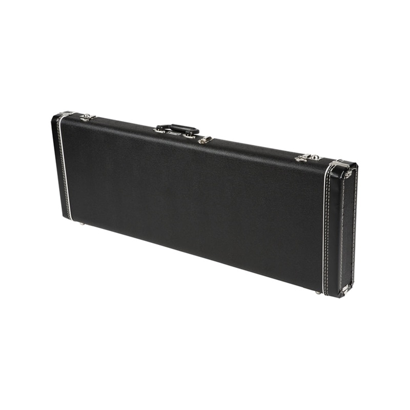fender-standard-strat-tele-guitar-case-black Fender Standard Strat/Tele Guitar Case, Black