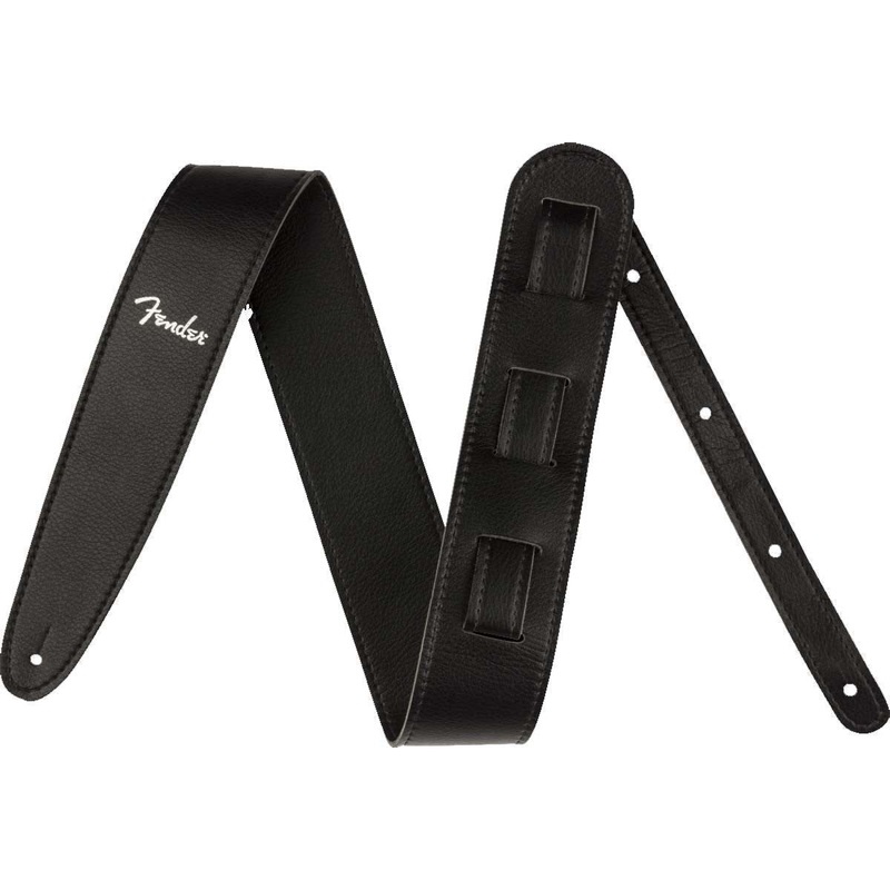 fender-vegan-leather-microfiber-2-5-guitar-straps-black Fender Vegan Leather Microfiber 2.5" Guitar Straps Black