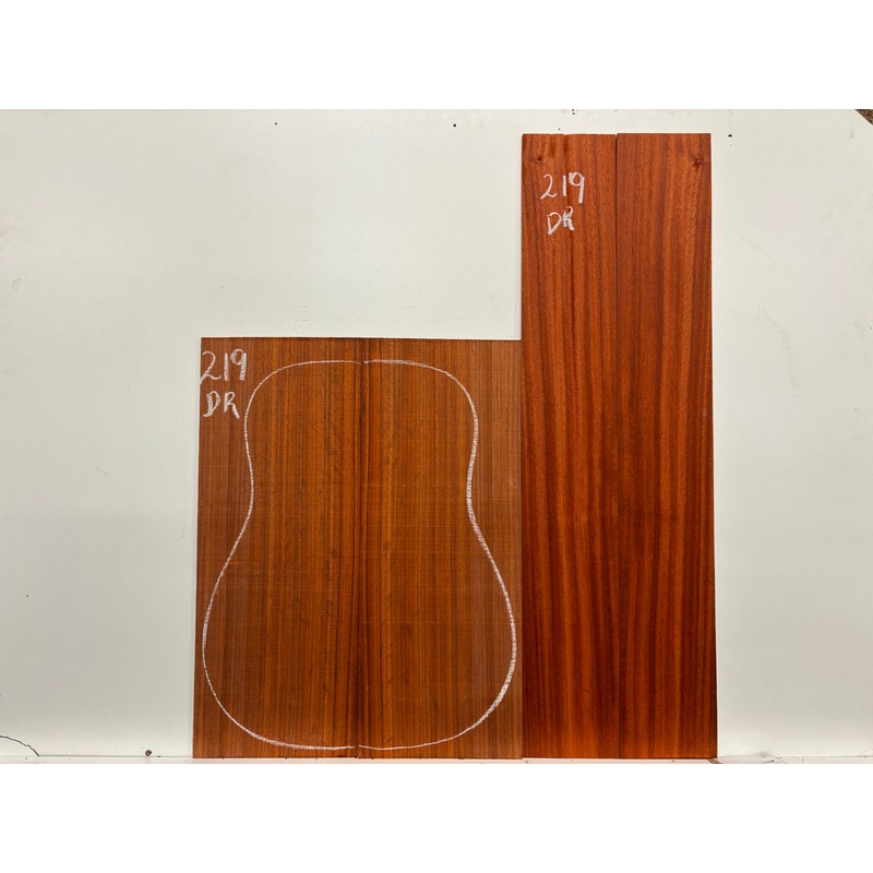 padauk-dreadnought-guitar-back-and-side-set-219 Padauk Dreadnought Guitar Back and Side Set #219