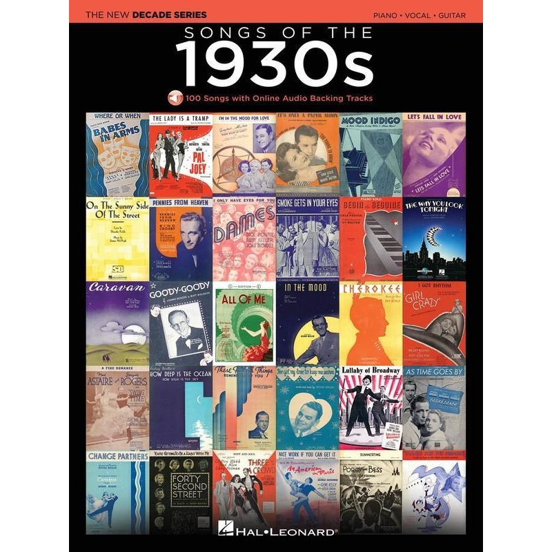 songs-of-the-1930s-piano-vocal-guitar Songs of the 1930s - Piano, Vocal & Guitar