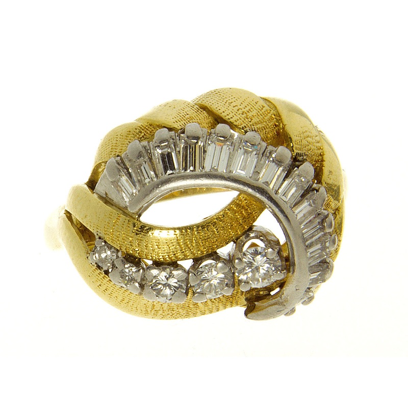 18kt-gold-platinum-diamond-ring 18kt Gold & Platinum Diamond Ring