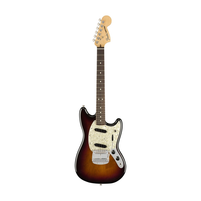 fender-american-performer-mustang-electric-guitar-rw-fb-3-tone-sunburst Fender American Performer Mustang Electric Guitar, RW FB, 3-Tone Sunburst