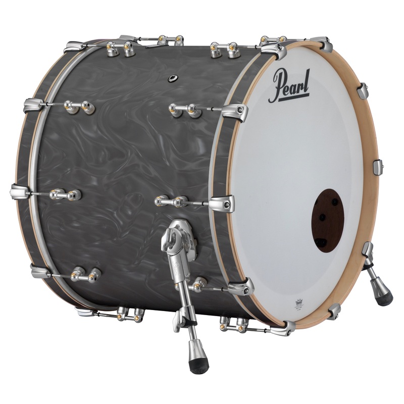 pearl-music-city-custom-reference-pure-20-x16-bass-drum-shadow-grey-satin-moire-rfp2016bx-c724 Pearl Music City Custom Reference Pure 20"x16" Bass Drum SHADOW GREY SATIN MOIRE RFP2016BX/C724