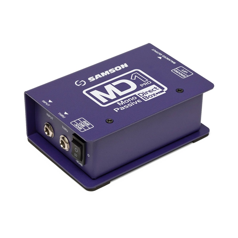 samson-md1-pro-1-channel-passive-instrument-direct-box Samson MD1 Pro 1-channel Passive Instrument Direct Box