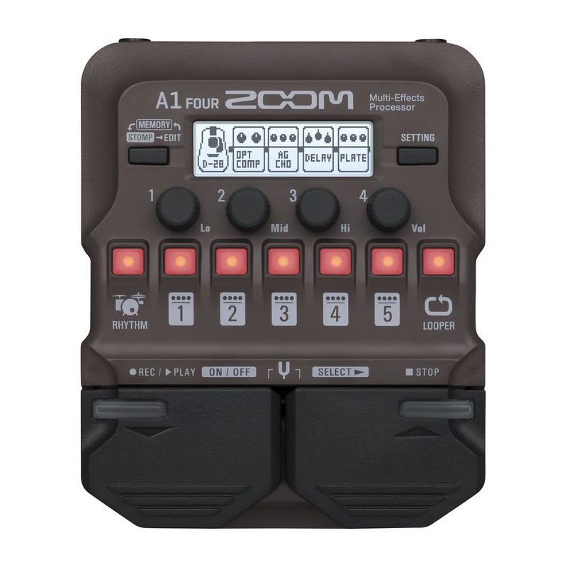 zoom-a1-four-acoustic-instrument-multi-effect-processor Zoom A1 Four Acoustic Instrument Multi-Effect Processor