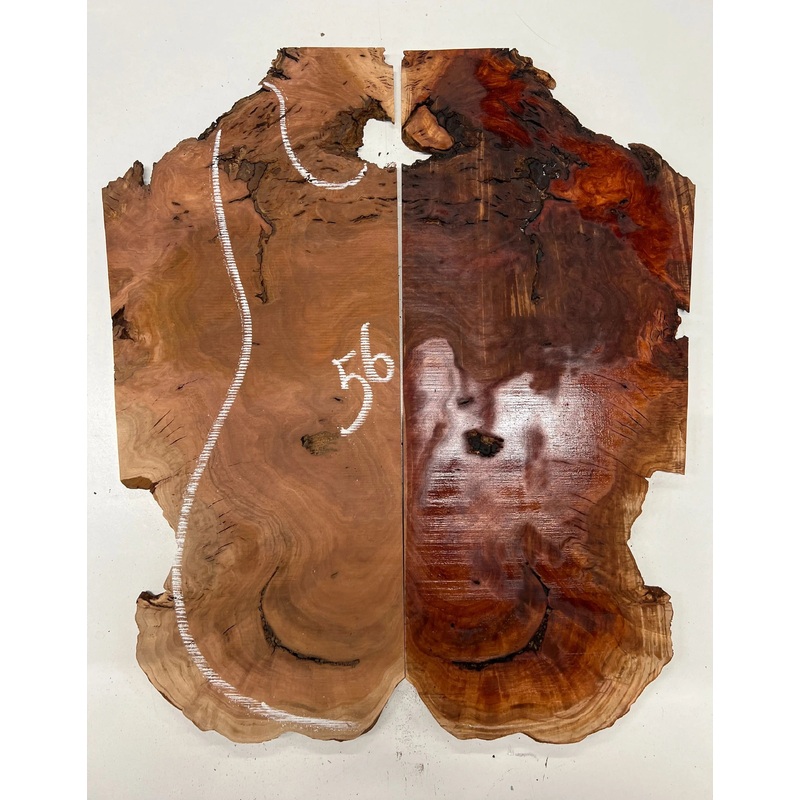 australian-red-gum-burl-book-matched-guitar-drop-tops-21-x-14-x-3-8-56 Australian Red Gum Burl Book Matched Guitar Drop Tops | 21" x 14" x 3/8" #56