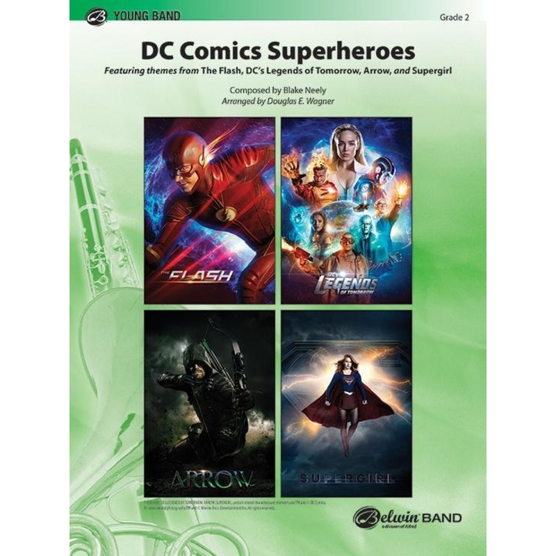 dc-comics-superheroes-arr-douglas-e-wagner-concert-band-chart-grade-2-5 DC Comics Superheroes, Arr. Douglas E. Wagner Concert Band Chart Grade 2.5