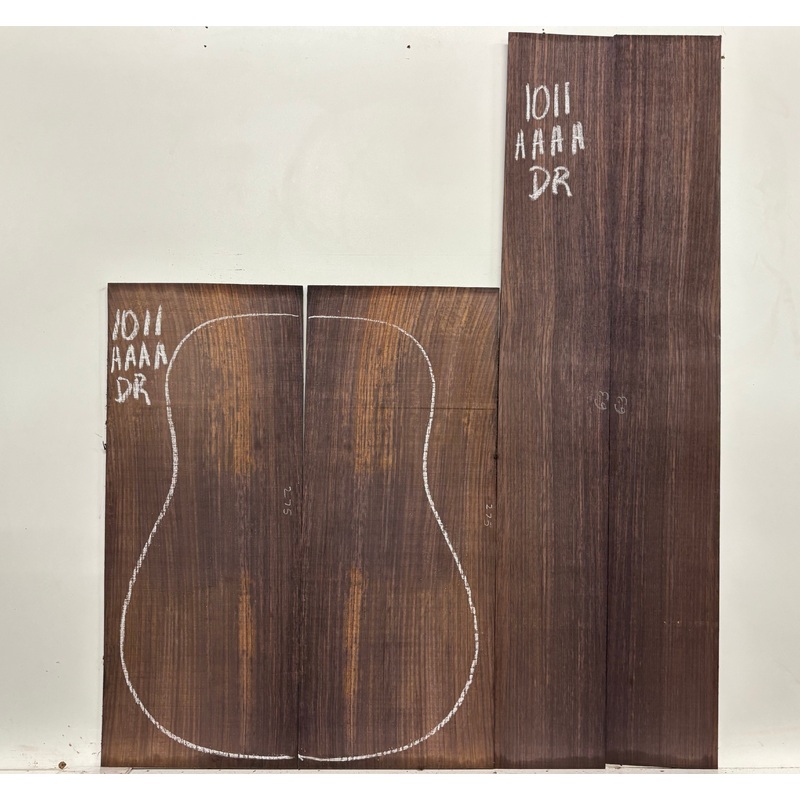 east-indian-rosewood-dreadnought-aaaa-grade-guitar-back-side-set-1011 East Indian Rosewood Dreadnought AAAA Grade Guitar Back & Side Set #1011
