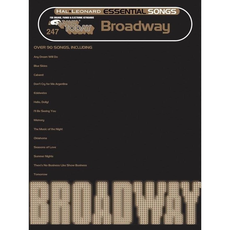 essential-songs-broadway-e-z-play Essential Songs - Broadway, E-Z Play