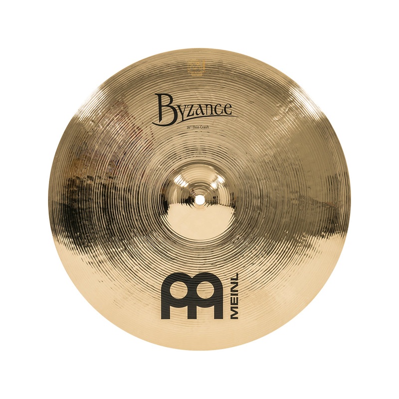 meinl-b16tc-b-16inch-byzance-thin-crash-cymbal-brilliant MEINL B16TC-B 16inch Byzance Thin Crash Cymbal, Brilliant