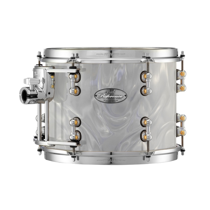 pearl-music-city-custom-14-x11-reference-pure-series-tom-white-satin-moire-rfp1411t-c722 Pearl Music City Custom 14"x11" Reference Pure Series Tom WHITE SATIN MOIRE RFP1411T/C722