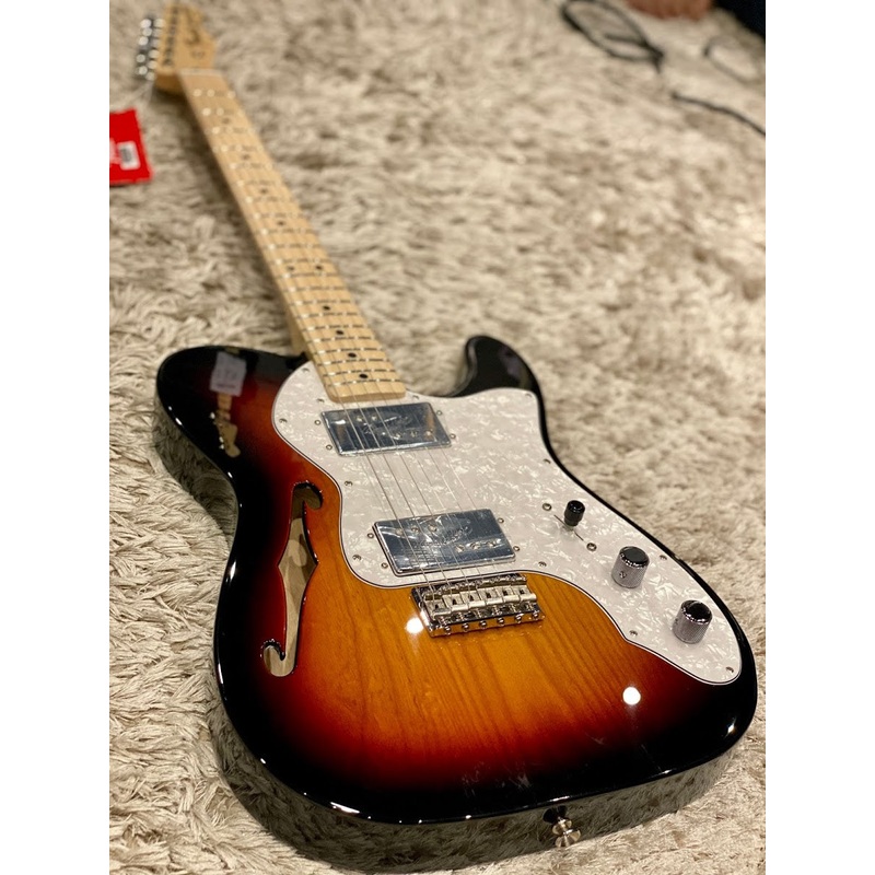 fender-72-telecaster-thinline-3-color-sunburst Fender `72 Telecaster Thinline 3 Color Sunburst