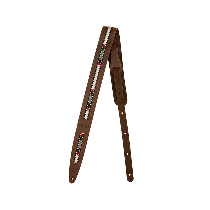 fender-paramount-acoustic-guitar-leather-strap-brown Fender Paramount Acoustic Guitar Leather Strap, Brown
