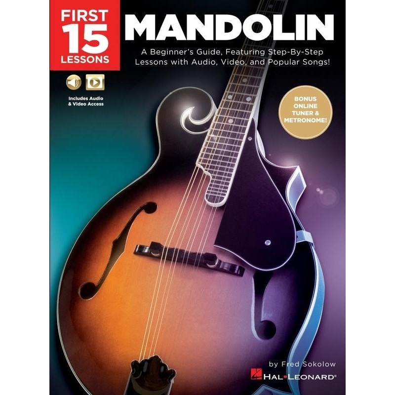first-15-lessons-mandolin-book-online-audio First 15 Lessons - Mandolin Book & Online Audio