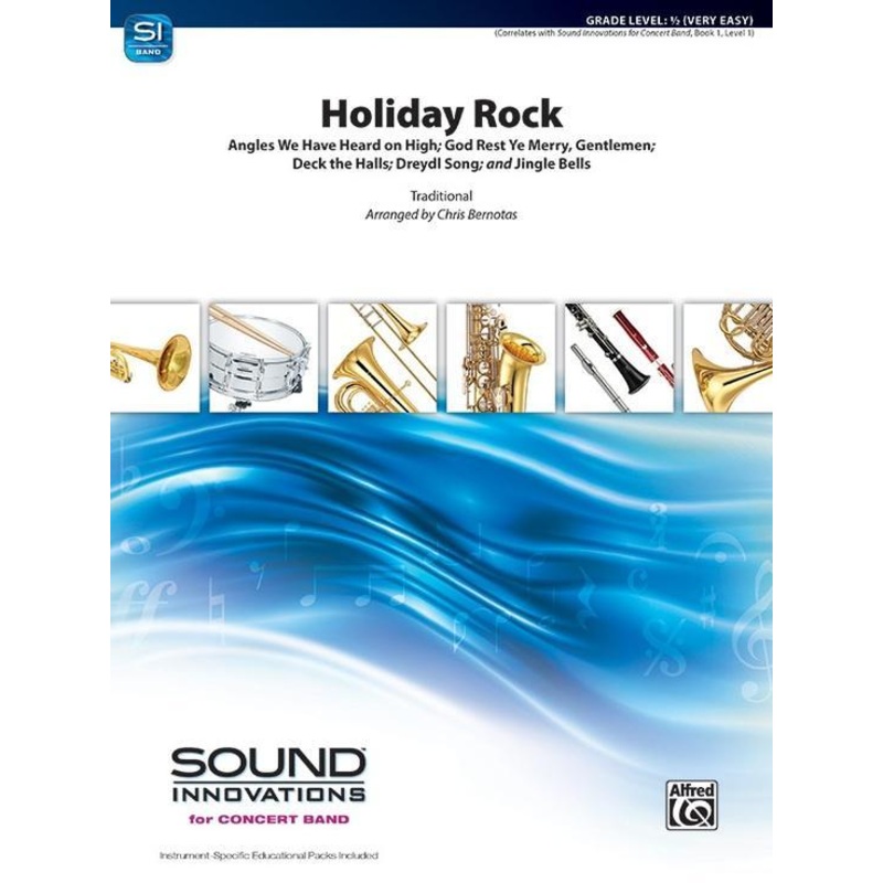 holiday-rock-arr-chris-bernotas-concert-band-grade-0-5 Holiday Rock, Arr. Chris Bernotas Concert Band Grade 0.5