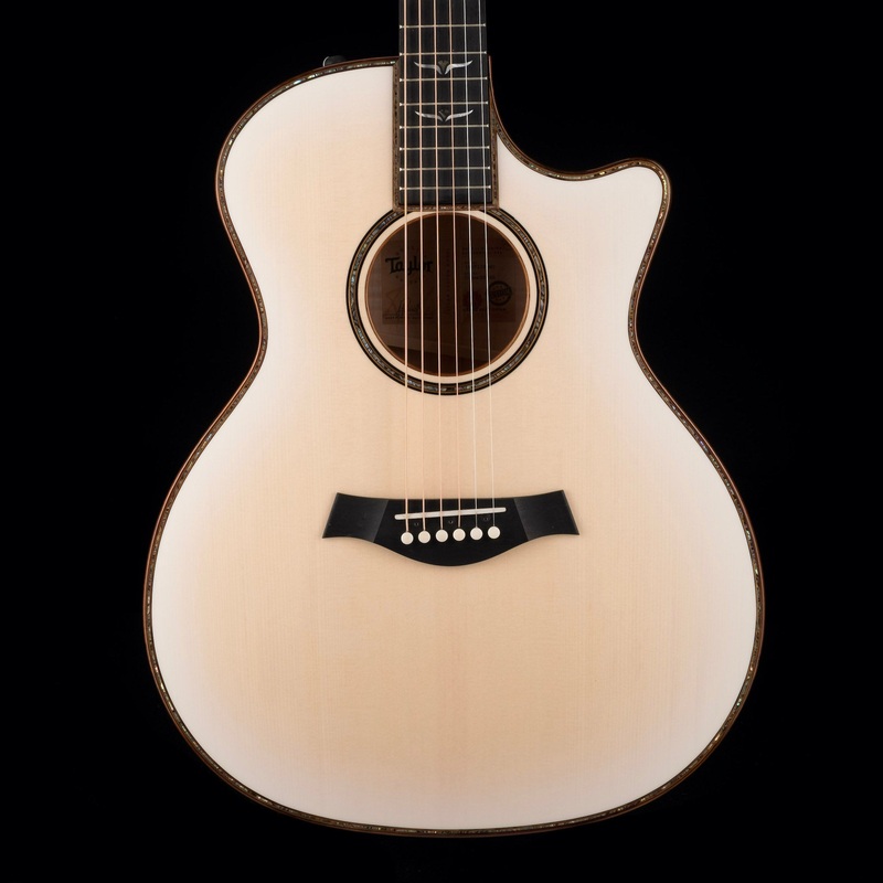 taylor-custom-grand-auditorium-c14ce-whitepearl-burst-catch-event-22-with-case Taylor Custom Grand Auditorium C14ce Whitepearl Burst Catch Event # 22 With Case