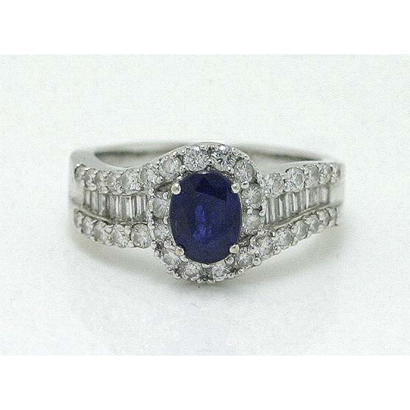 2-00ct-sapphire-diamond-ring 2.00ct Sapphire & Diamond Ring