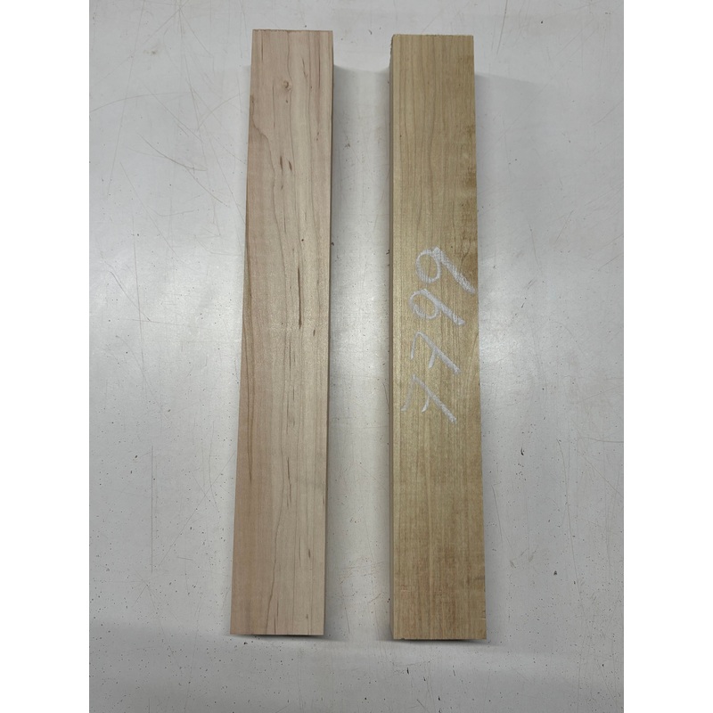 2-pack-2-species-ambrosia-maple-poplar-lumber-board-blanks-19-x2-5-8-x1-7-8-7799 2 Pack, 2 Species Ambrosia Maple + Poplar Lumber Board Blanks 19"x2-5/8"x1-7/8"#7799