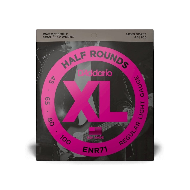 d-addario-enr71-45-100-half-rounds-bass-strings D'Addario ENR71 (45-100) Half Rounds Bass Strings