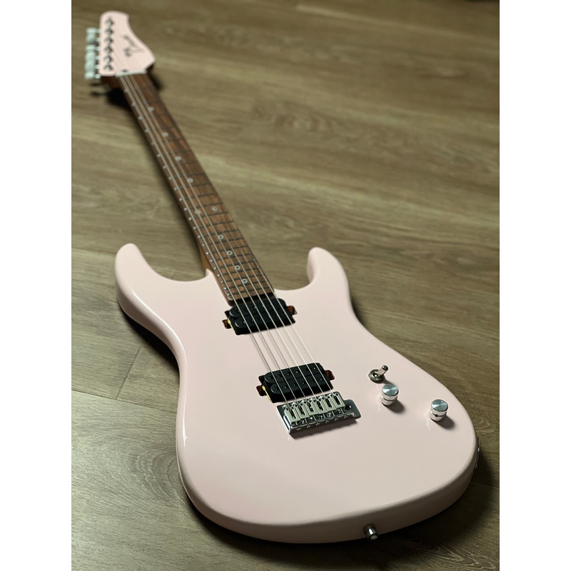 dhatarattha-basic-dst-hh-in-shell-pink-with-rosewood-fb Dhatarattha Basic DST HH in Shell Pink with Rosewood FB
