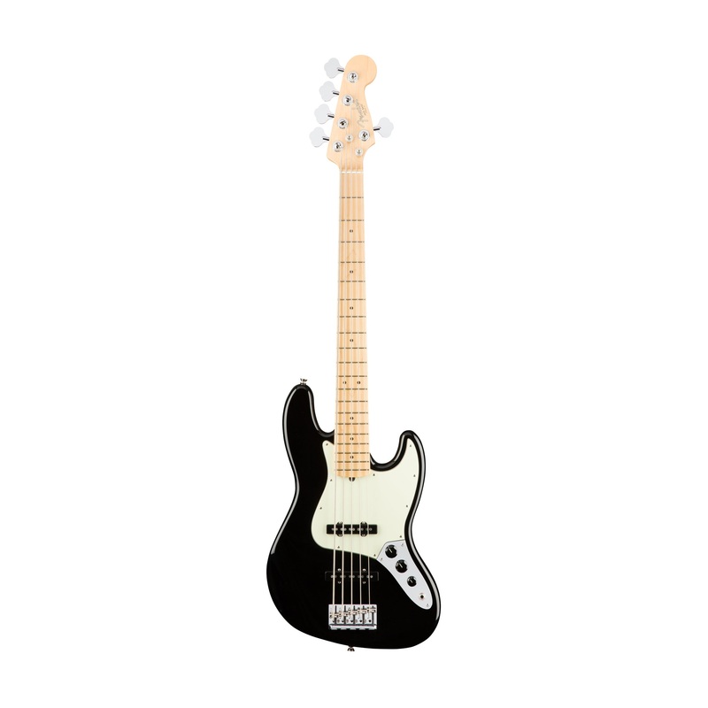 fender-american-professional-5-string-jazz-bass-guitar-maple-fb-black Fender American Professional 5-String Jazz Bass Guitar, Maple FB, Black