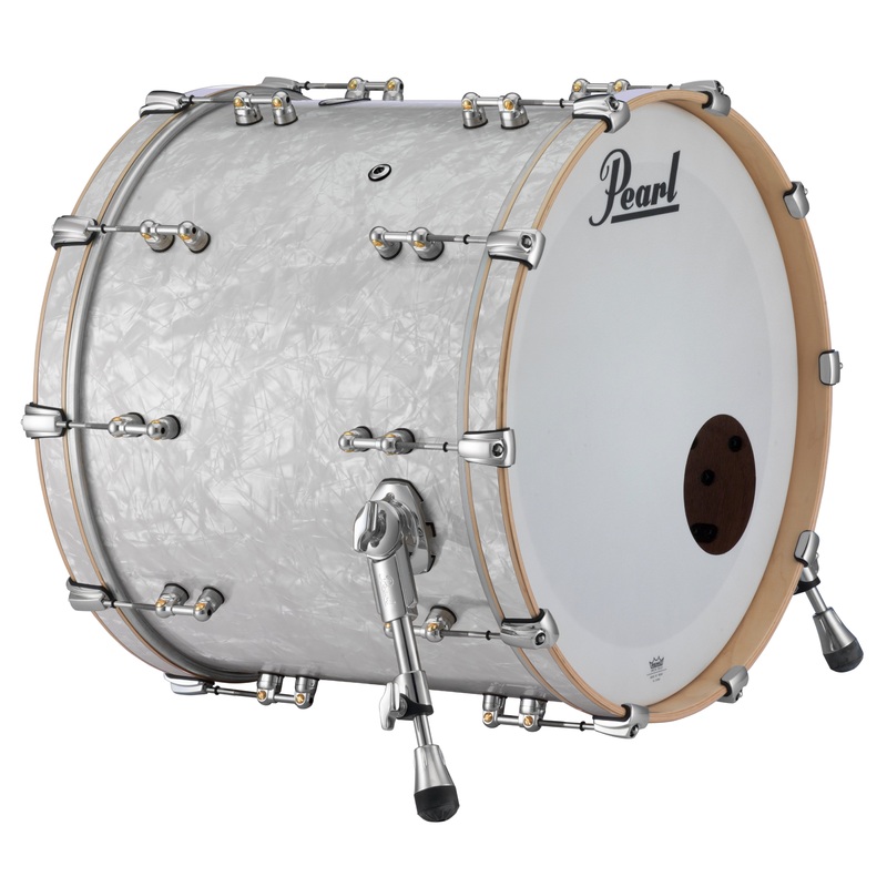 pearl-music-city-custom-reference-pure-24-x16-bass-drum-w-bb3-mount-white-marine-pearl-rfp2416bb-c448 Pearl Music City Custom Reference Pure 24"x16" Bass Drum w/ BB3 Mount WHITE MARINE PEARL RFP2416BB/C448