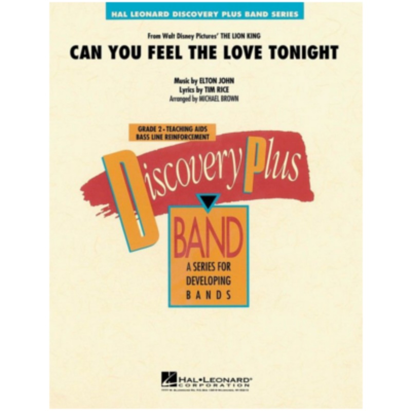 can-you-feel-the-love-tonight-arr-michael-brown-elton-john-concert-band-chart-grade-2 Can You Feel the Love Tonight? Arr. Michael Brown Elton John Concert Band Chart Grade 2