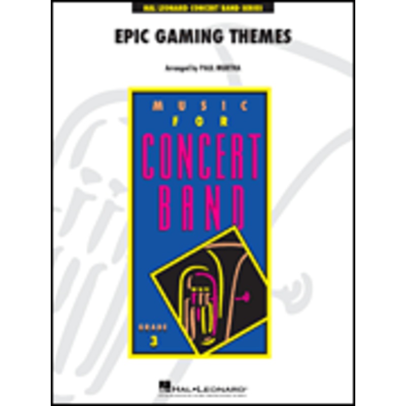 epic-gaming-themes-arr-paul-murtha-concert-band-grade-3 Epic Gaming Themes, Arr. Paul Murtha Concert Band Grade 3