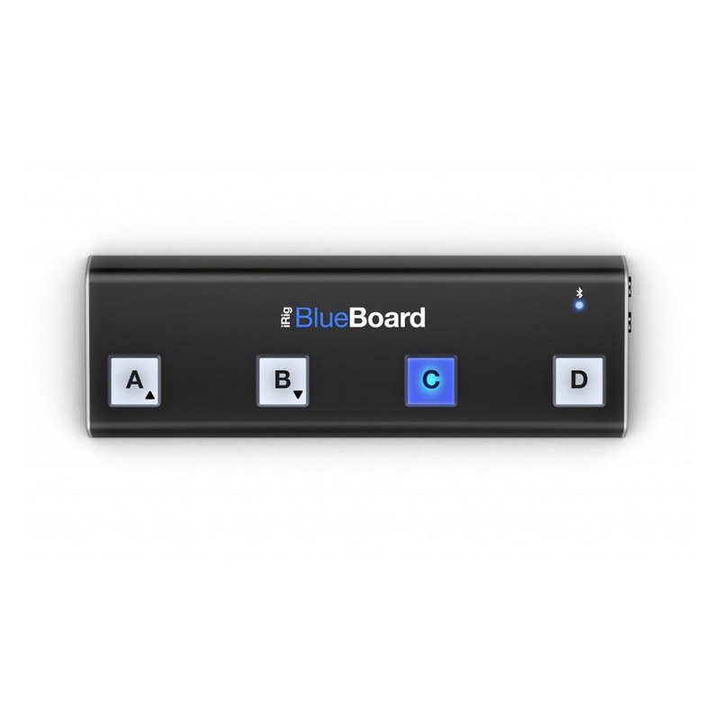 ik-multimedia-irig-blueboard-bluetooth-midi-foot-controller IK Multimedia iRig BlueBoard Bluetooth MIDI Foot Controller