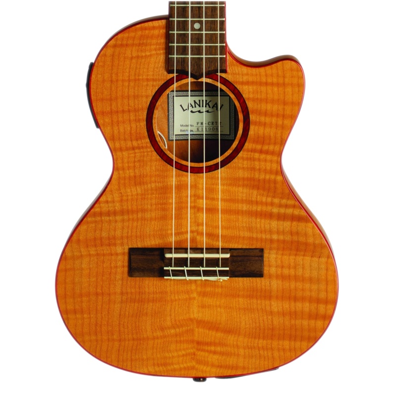 lanikai-fm-cett-flame-maple-thin-tenor-ukulele-electric-natural-with-gig-bag Lanikai FM-CETT Flame Maple Thin Tenor Ukulele Electric Natural with Gig Bag