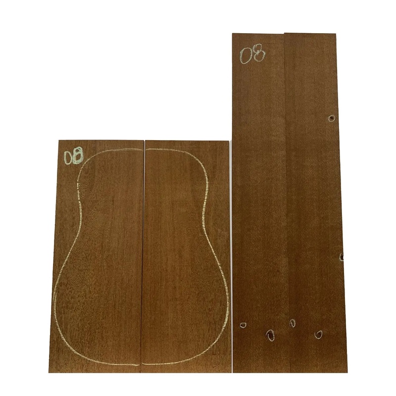 leopardwood-acoustic-dreadnought-guitar-back-and-sides-sets-08 Leopardwood Acoustic Dreadnought Guitar Back and Sides Sets #08