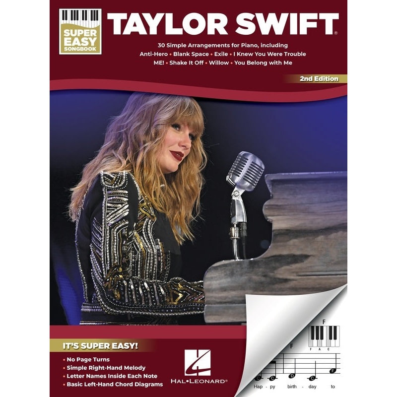 taylor-swift-super-easy-songbook-2nd-edition Taylor Swift - Super Easy Songbook - 2nd Edition
