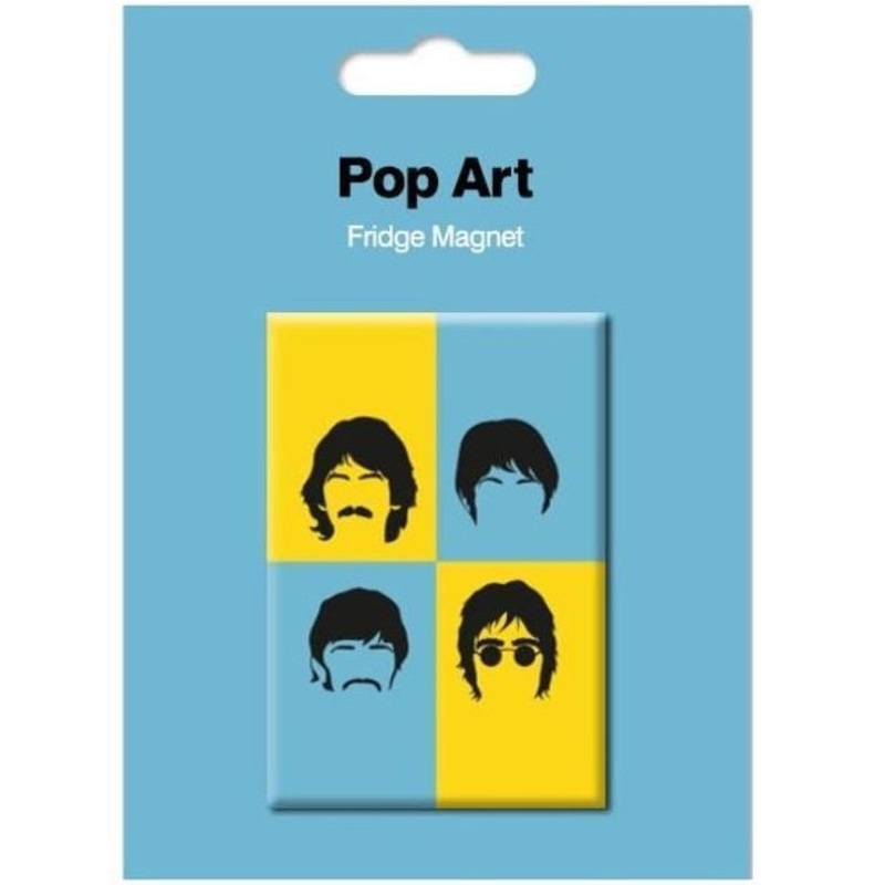 the-beatles-fridge-magnet-pop-art-style The Beatles Fridge Magnet Pop Art Style