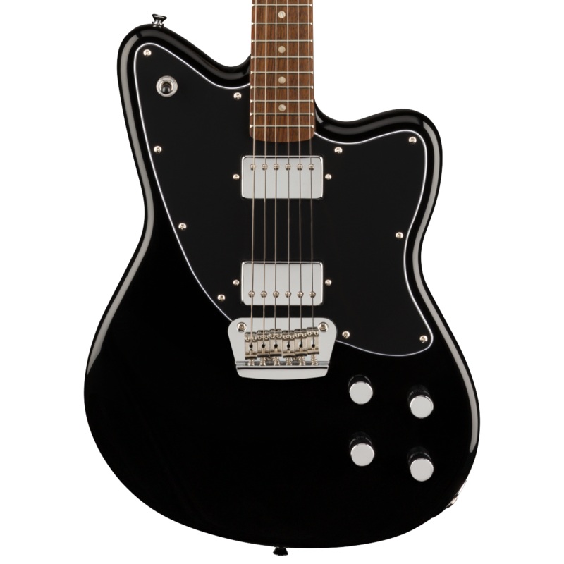 disc-squier-paranormal-toronado-laurel-fingerboard-black-electric-guitar DISC - Squier Paranormal Toronado Laurel Fingerboard Black Electric Guitar