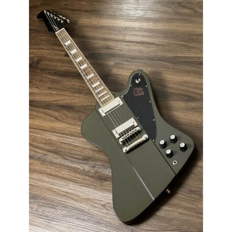 epiphone-firebird-olive-drab-green Epiphone Firebird - Olive Drab Green