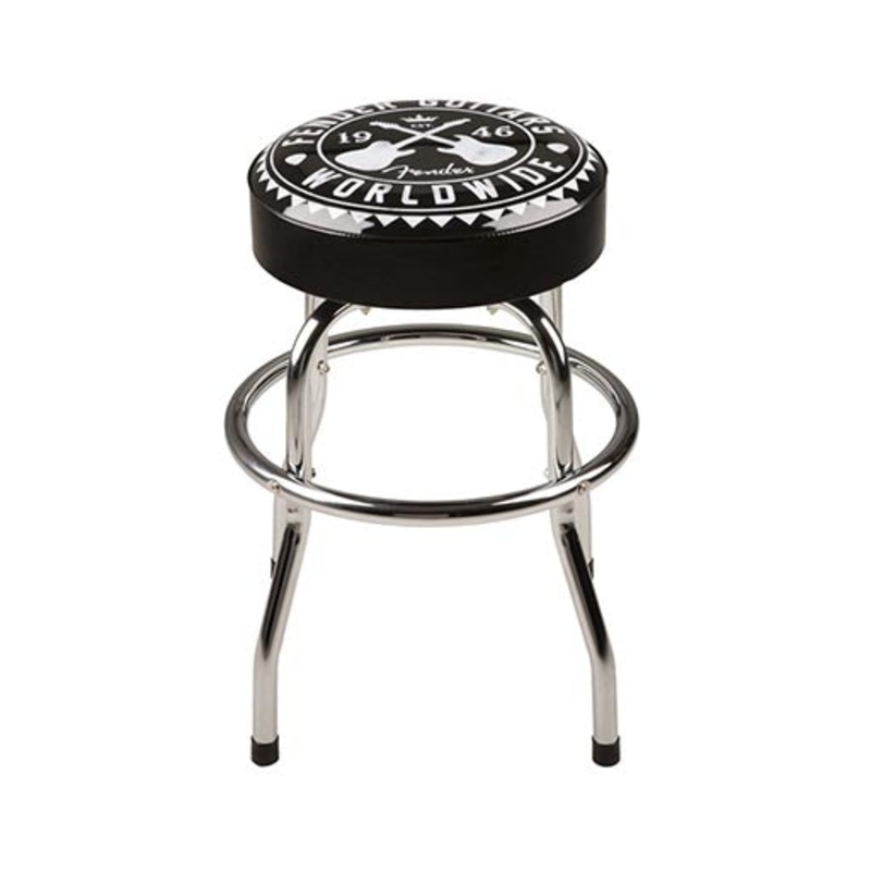 fender-black-worldwide-barstool-24inch Fender Black Worldwide Barstool, 24inch