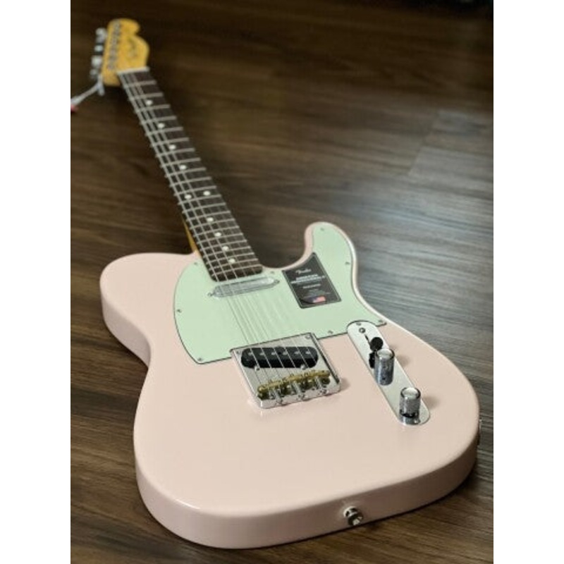 fender-limited-edition-american-professional-ii-telecaster-with-rw-fb-in-shell-pink Fender Limited Edition American Professional II Telecaster with RW FB in Shell Pink