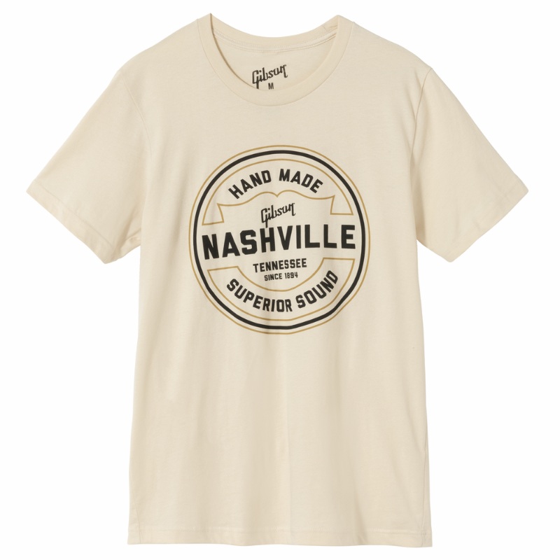 gibson-handmade-in-nashville-t-shirt Gibson 'Handmade in Nashville' T-Shirt