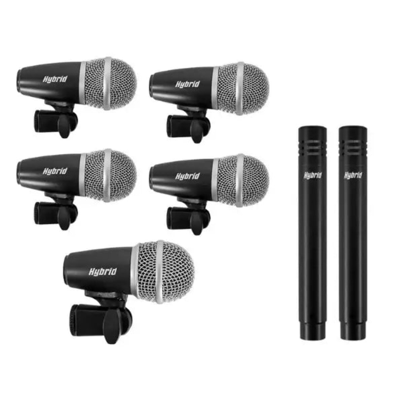 hybrid-dk7b-7-piece-drum-microphone-set Hybrid DK7B : 7 Piece Drum Microphone Set