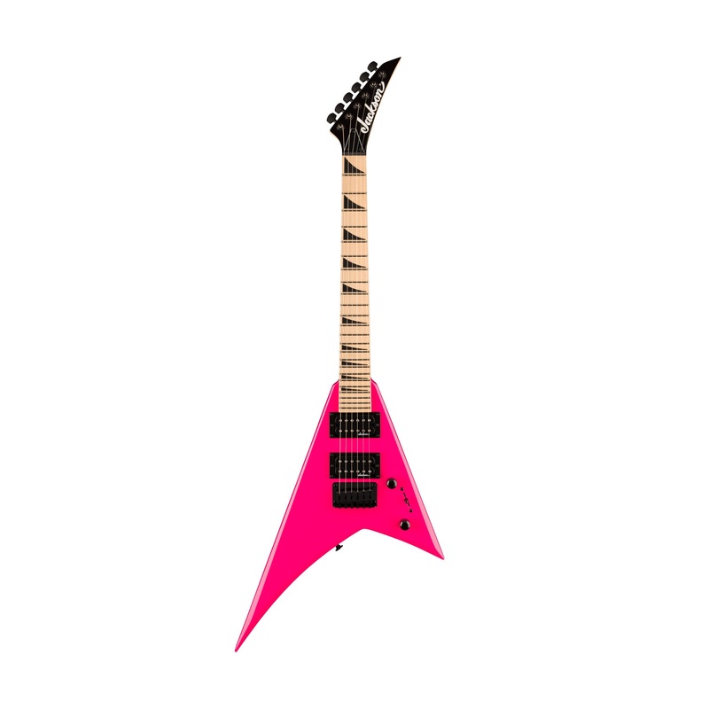 jackson-js-series-rhoads-minion-js1x-electric-guitar-maple-fb-neon-pink Jackson JS Series Rhoads Minion JS1X Electric Guitar, Maple FB, Neon Pink