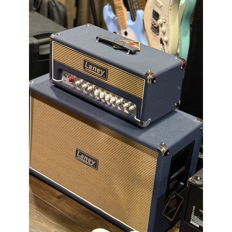 laney-lf-supertop-120-watt-amplifier-head-laney-lionheart-foundry-lf212-2x12-cabinet Laney LF-Supertop 120-watt Amplifier Head + Laney Lionheart Foundry LF212 2x12 Cabinet