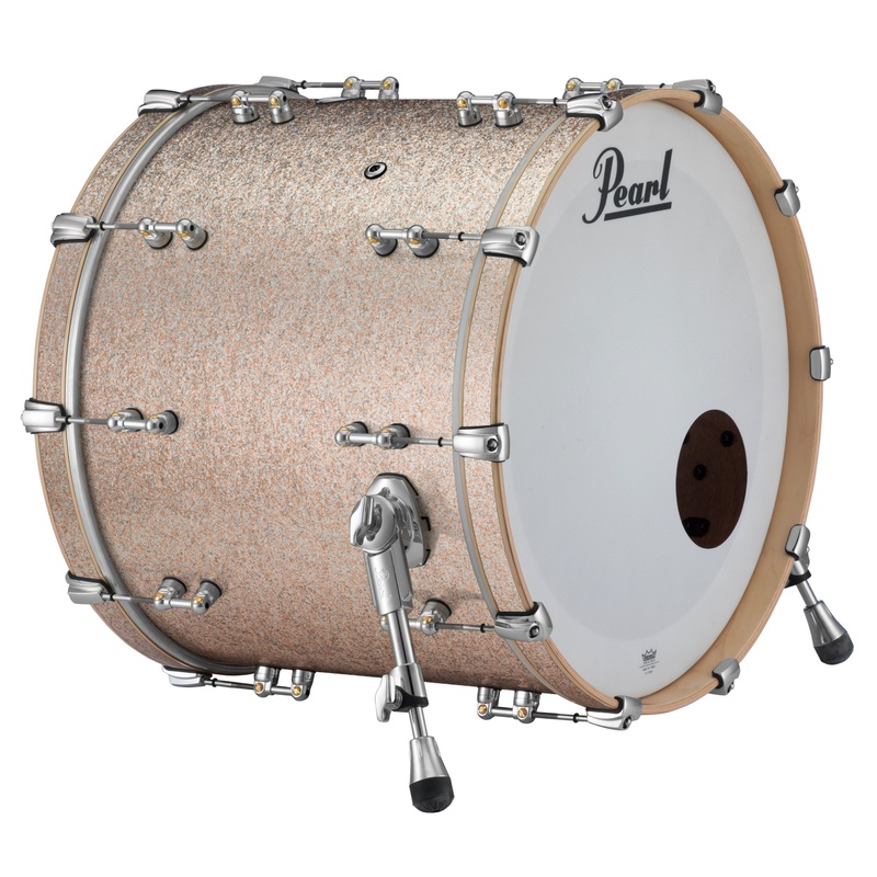 pearl-music-city-custom-reference-pure-22-x16-bass-drum-w-bb3-mount-bright-champagne-sparkle-rfp2216bb-c427 Pearl Music City Custom Reference Pure 22"x16" Bass Drum w/BB3 Mount BRIGHT CHAMPAGNE SPARKLE RFP2216BB/C427