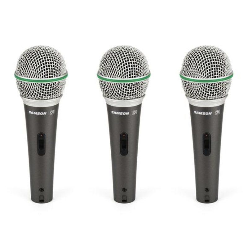 samson-q6-dynamic-handheld-microphone-3-pack Samson Q6 Dynamic Handheld Microphone (3-pack)