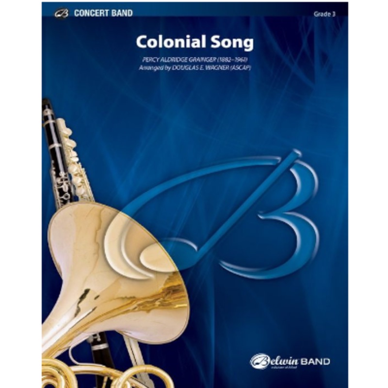 colonial-song-grainger-arr-douglas-e-wagner-concert-band-chart-grade-3 Colonial Song, Grainger Arr. Douglas E. Wagner Concert Band Chart Grade 3