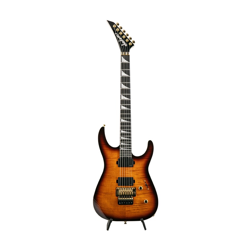 jackson-mj-series-dinky-dkrp-flame-maple-fluence-electric-guitar-ebony-fb-amber-burst Jackson MJ Series Dinky DKRP Flame Maple Fluence Electric Guitar, Ebony FB, Amber Burst