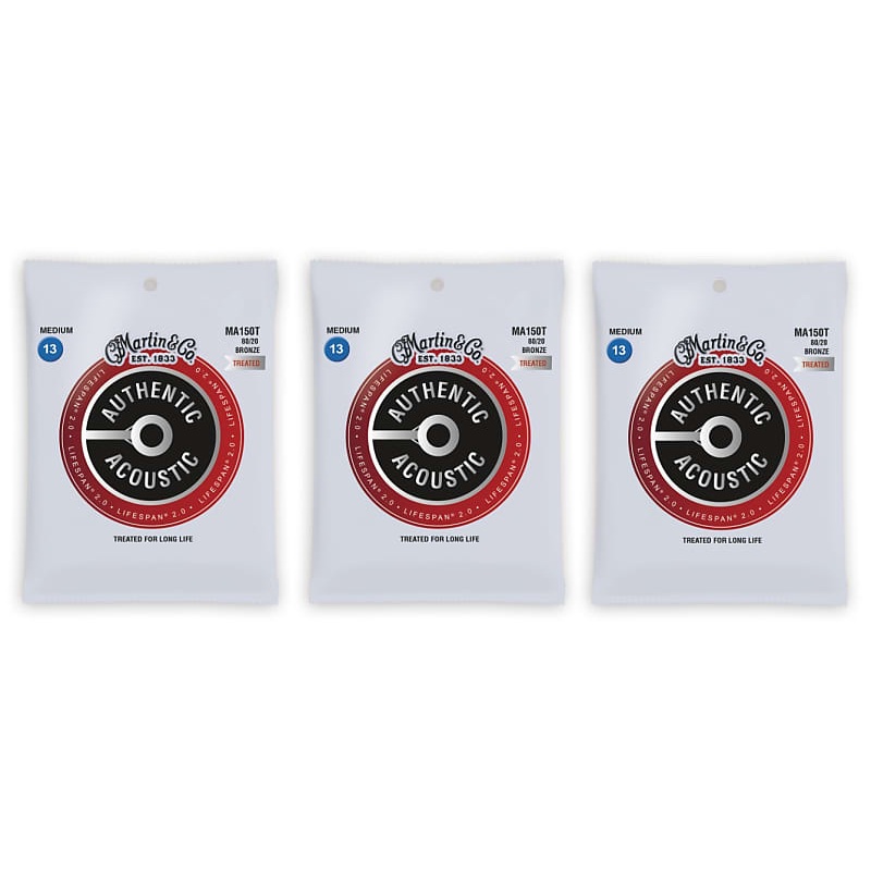 martin-ma150t-lifespan-2-0-acoustic-guitar-strings-bronze-medium-13-56-3-pack Martin MA150T Lifespan 2.0 Acoustic Guitar Strings Bronze Medium 13-56 (3-Pack)