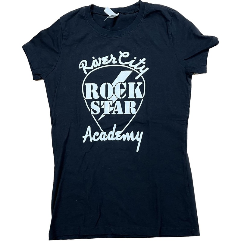 rivercity-rock-star-academy-classic-white-logo-women-s-tee RiverCity Rock Star Academy Classic White Logo Women's Tee